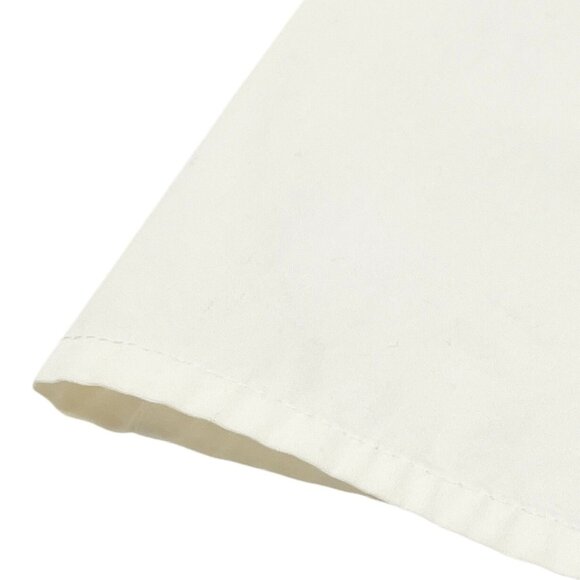 CHANEL Vintage CC Mark Logo Button Up Sleeveless Shirt Top White Gold [105371] - Picture 11 of 12